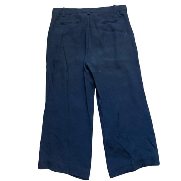 ALC Navy Crepe Wide Leg Trouser - Picture 2 of 4